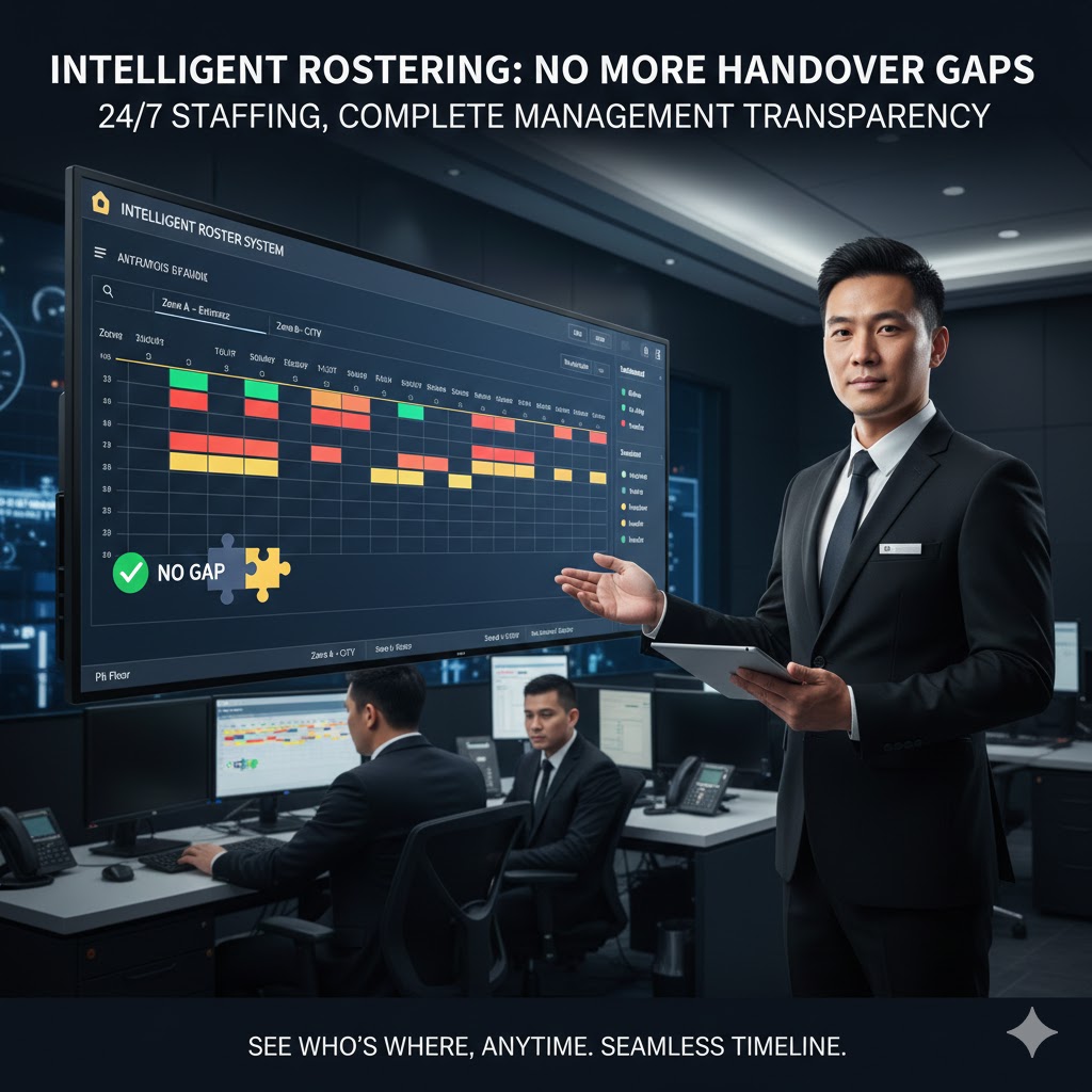 智能排更：杜絕交更真空期，確保24小時崗位永不空缺